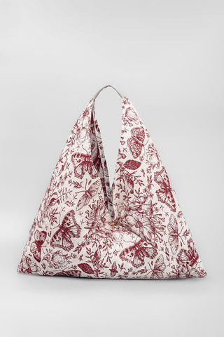 Graffiti Print Drawstring Tote