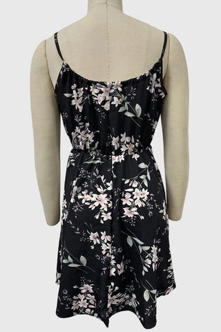 Floral Tie-Front Cami Dress