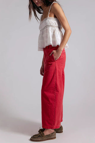 High-Waist Wide-Leg Baggy Jeans