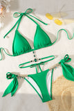 Bow-Detail Bikini Set