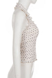Polka Dot Halter Neck Tank