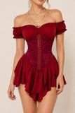Ruffle Off-Shoulder Night Out Dress