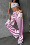 Side-Stripe Wide-Leg Casual Pants