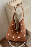 Polka Dot Slouchy Shoulder Bag