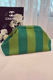 Geometric Stripe Cosmetic Bag