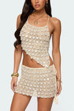 Crochet Skirt Set with Unique Details
