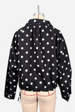 Button-Up Polka Dot Jacket