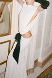 Elegant Draped Evening Dress