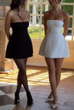 Strapless Sweetheart Fit and Flare Mini Dress