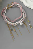 Dangle Pearl and Stone Choker Necklace