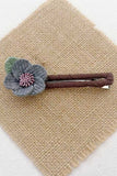 Floral Lace Ruffle Hair Clip