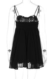 Flowy Spaghetti Strap Mini Dress