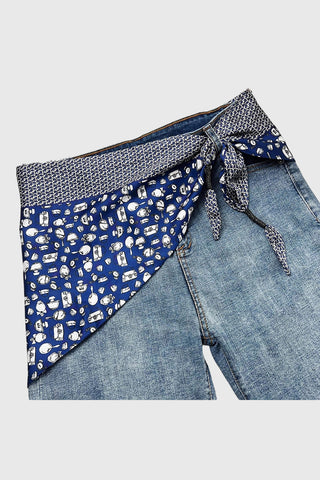 Paisley Print Tie Scarf