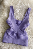 Ribbed V-Neck Tank Top
