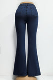 High-Waist Flare Jeans