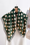 Floral Satin Finish Neck Scarf