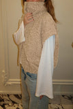 High-Collar Snap Button Fuzzy Vest