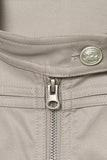 Double-Breasted Zipper Jacket