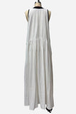 Sleeveless Tie-Front Casual Dress