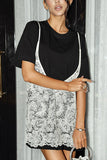 Layered Lace Accent T-Shirt