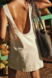 Backless Sleeveless Mini Dress