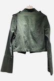 Military-Inspired Buttoned Jacket