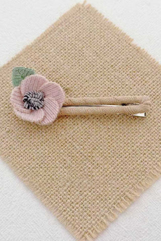 Floral Lace Ruffle Hair Clip