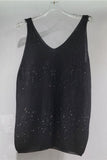 Sequin V-Neck Sleeveless Tank