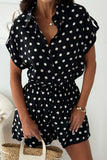 Polka-Dot Short Set