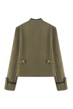 Vintage Button Detail Jacket