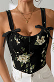Floral Bow Strap Cami