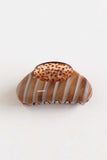 Marbled Acetate Claw Hair Clip