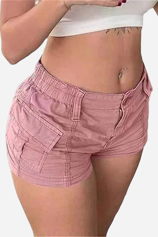 High-Waist Casual Shorts