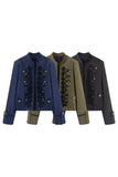 Vintage Button Detail Jacket