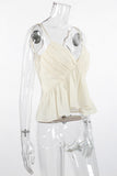 Ruched V-Neck Camisole Top