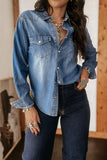 Long Sleeve Snap Button Western Shirt