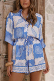 Two-Piece Printed Short Set