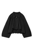 Zip-Front Cape Jacket