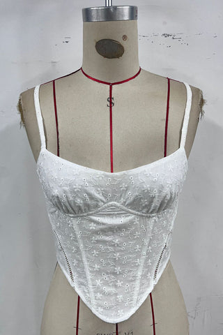 Floral Sweetheart Corset Cami