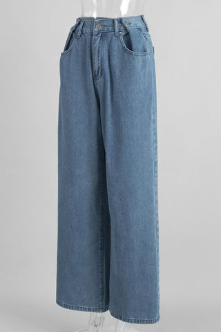 High-Waist Wide-Leg Jeans