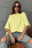 Minimalist Half-Sleeve T-Shirt