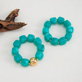 Chunky Beaded Stretch Bracelet