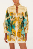 Casual Dress with Vibrant Print