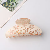 Floral Cutout Claw Hair Clip