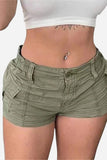 High-Waist Casual Shorts