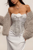 Strapless Corset Tank Top