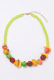 Fruit-Shaped Beaded Necklace