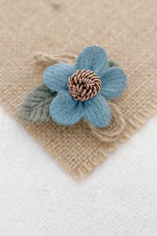 Floral Lace Ruffle Hair Clip