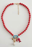 Ocean Charm Beaded Necklace