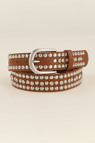 Studded Buckle Belt